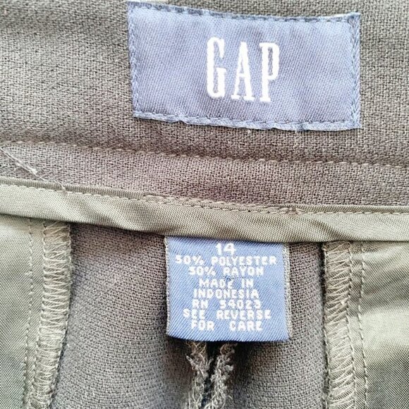 5/$25 Gap vintage black high waist dress pants - Picture 3 of 9